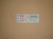 Cincinnati Reds vs NY Mets Ticket 1972-Bobby Tolan & Denis Menke HR Nolan Win