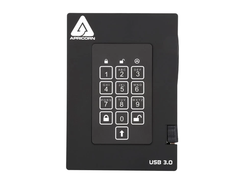APRICORN Aegis Padlock Fortress 1TB USB 3.0 Portable FIPS 140-2 Encrypted - Image 3 of 4