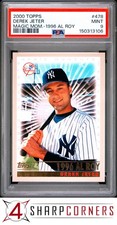 2000 TOPPS MAGIC MOMENTS #478 DEREK JETER HOF 1996 AL ROY PSA 9
