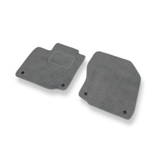 Fußmatten Velours für Honda Civic IX (2012-2017) Automatten Autoteppiche GraueP