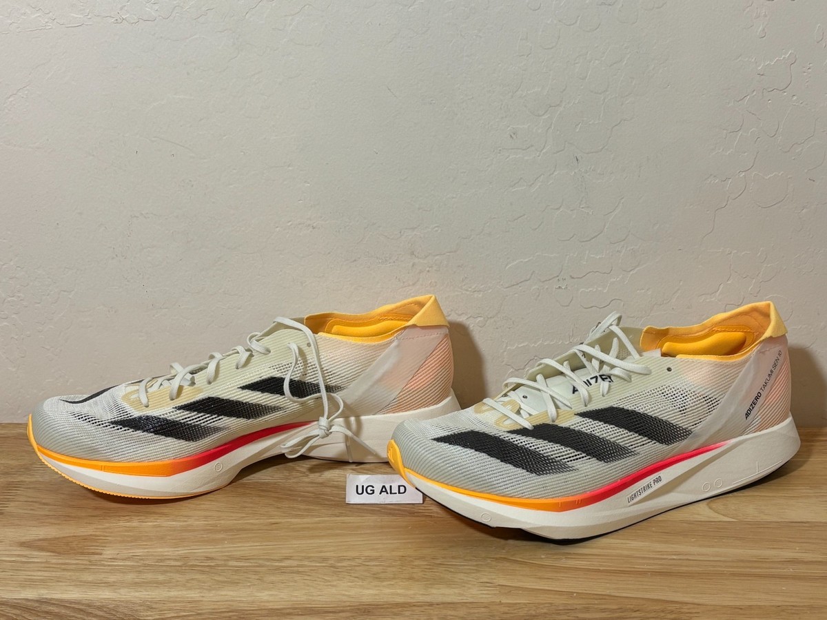 Adidas Adizero Takumi Sen 10 'Ivory Pack' Running Sneakers Sz