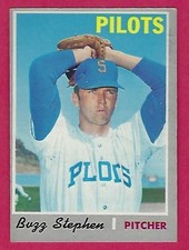 1970 Topps - #533 Buzz Stephen (RC) - Seattle Pilots