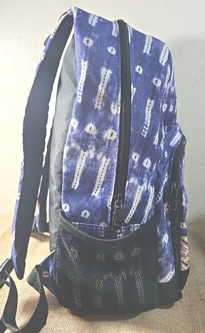 Roxy Backpack Size Large Purple With Multicolor T… - image 2