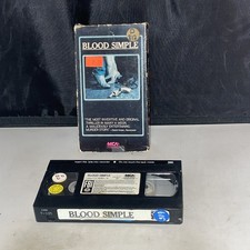 Vintage Blood Simple VHS 1985 MCA Francis McDornand Coen Brothers