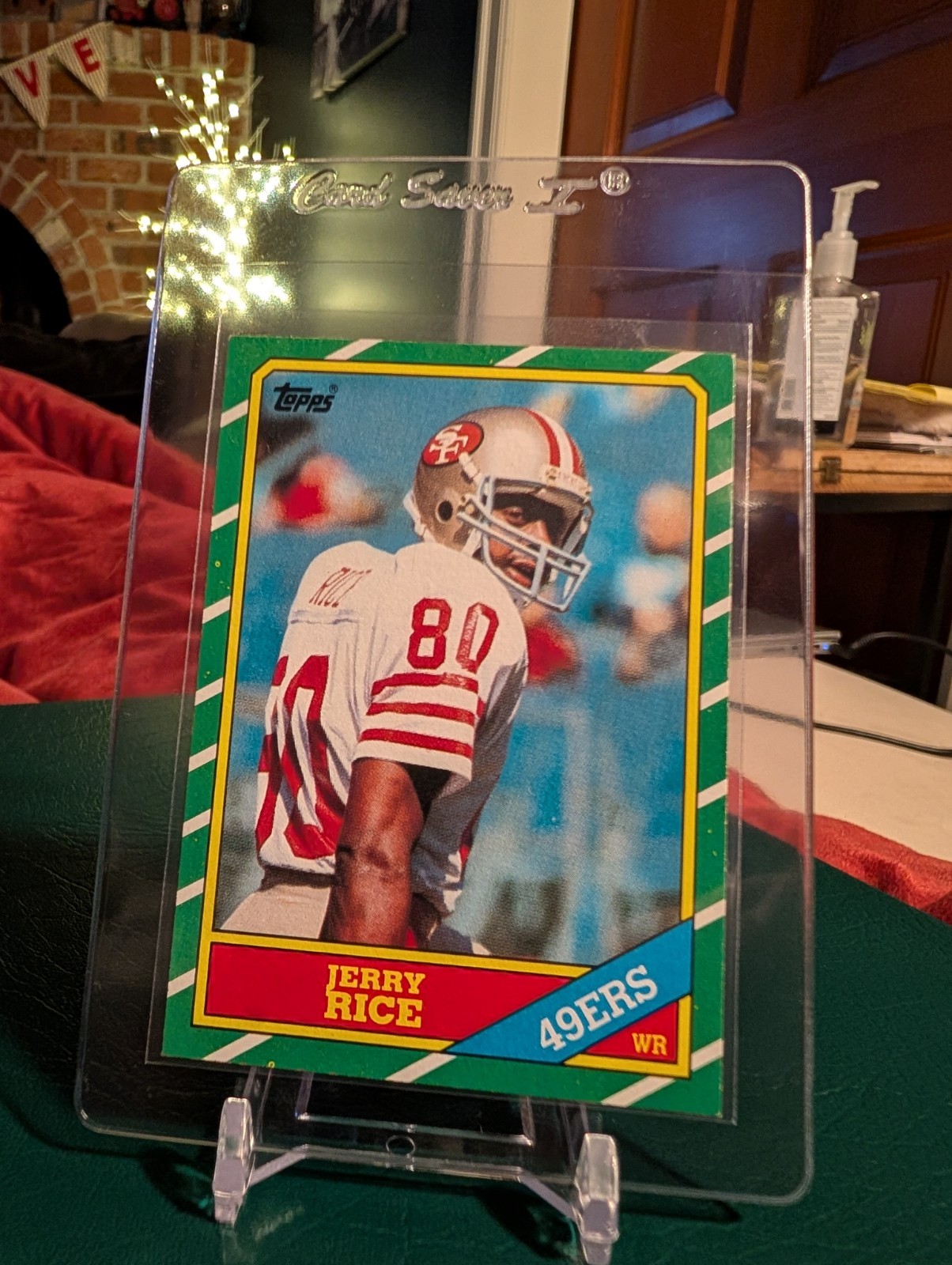 1986 Topps - Jerry Rice #161 RC - Sharp!