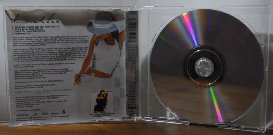 CD - BMG - Breathe - Blu Cantrell - Zustand Near Mint (956) - Bild 4 von 4