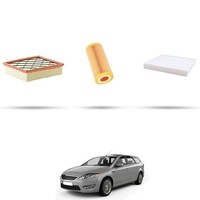 Hoffcar Set Service - 3 Filter FüR Ford Mondeo IV 2.5 162Kw Von 2007
