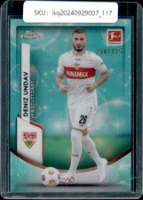 2024 Topps Chrome Bundesliga Deniz Undav /275 aqua choice wave #92