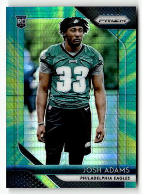 2018 Panini Prizm #296 Josh Adams Prizm Hyper #/275