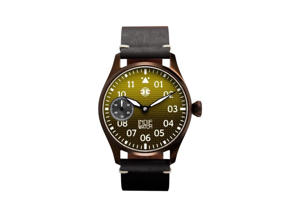 Indie Watch Swell Automatic Watch, PVD Bronze, Yellow, 42 mm, 257BB - Image 2 of 4