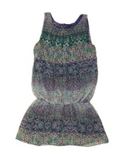 NUNA LIE Womens A-Line Dress UK 10 Small Multicoloured Argyle/Diamond CB20