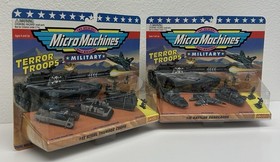1994 Micro Machines Terror Troops #13 Steel Thunder & #15 Rattler Renegades-NEW