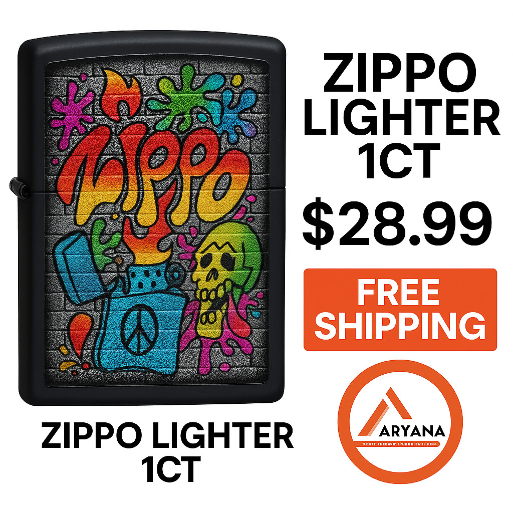 Graffiti Skull & Peace Design 1ct &ndash; Free Shipping &ndash; $28.99