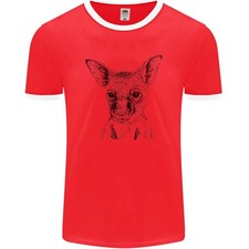 Camiseta Ringer Heringa Baby Kangaroo Sketch Fruit of the Loom 61168