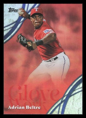 ADRIAN BELTRE Glove Work 2026 Topps Series 2 GW-10 Texas Rangers
