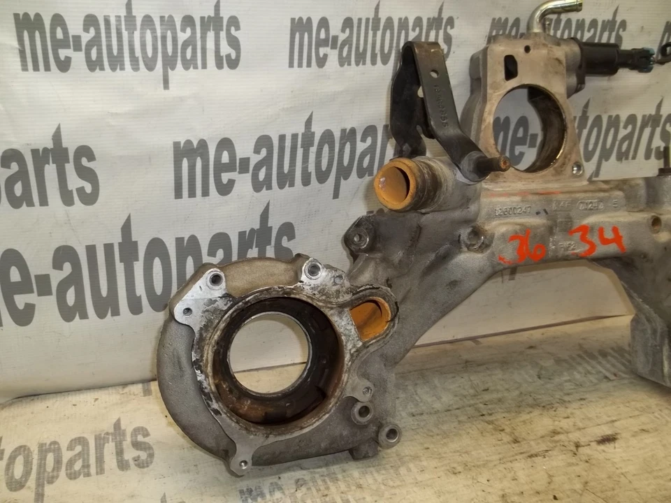 04-05 Cadillac Deville Seville 4.6L Water Pump Housing Crossover Pipe 12600247 - Image 4 of 4