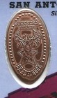 Laminated Card featuring Elongated Penny BUCKHORN SALOON & MUSEUM San Antonio TX — photo 2