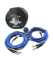 4 Tire Inflation Deflation System, 1/4 Inch x 13FT Hybrid Air Hose, Heavy Dut...