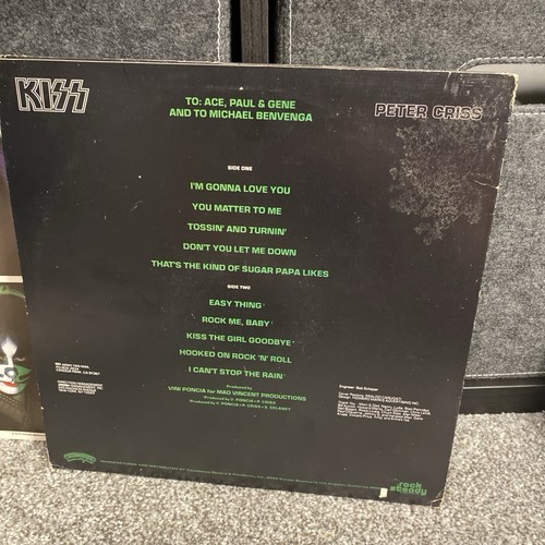 Kiss Lp KOMPLETT Peter Criss mit Poster, Bestellformular & orig. Sleeve NBLP 7122 - Bild 11 von 16