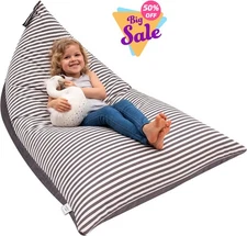 Giant Bean Bag Sofa Living Room Chair Memory Soft ProtectStuffed Bed Chair