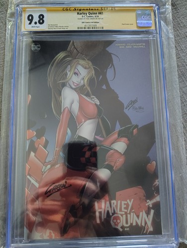 HARLEY QUINN #41 CGC SS 9.8 PAUL GREEN SIGNED FOIL VARIANT LTD 500 COA BATMAN