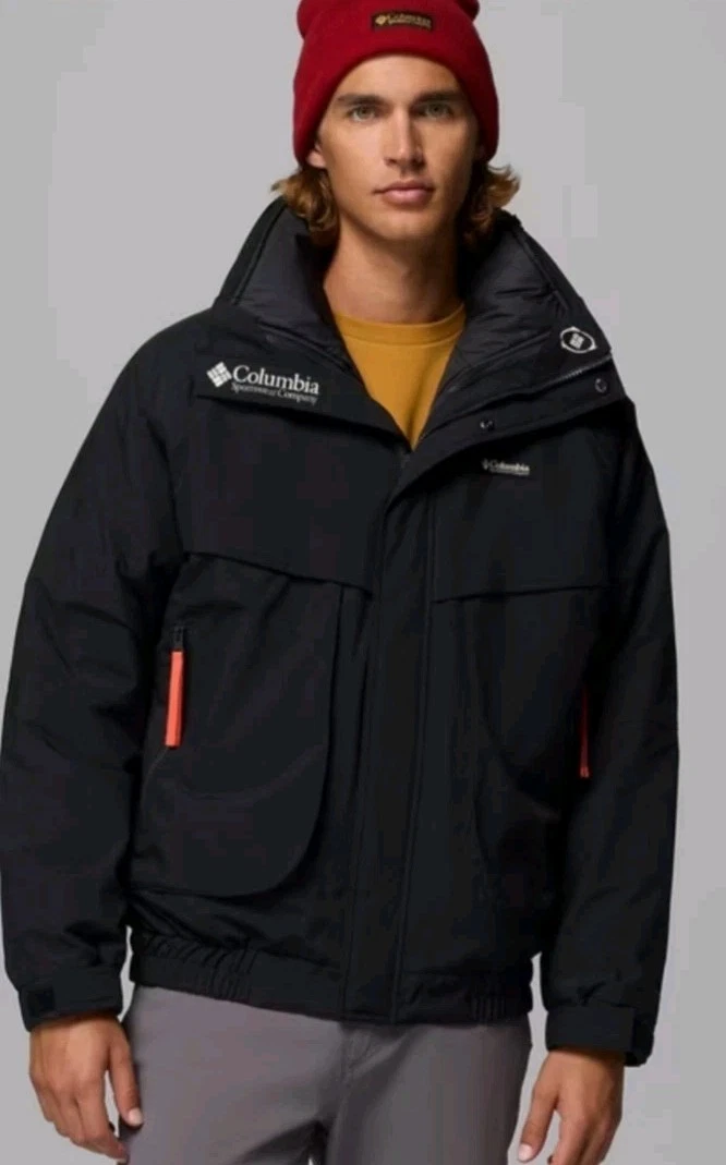 Mens Columbia Powder Keg 2 Remastered Interchange Jacket Reversible Inner Large