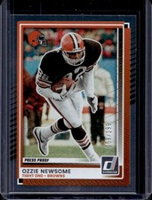 2025 Panini Donruss Ozzie Newsome Press Proof Silver #/199 Browns