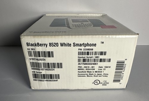 Original BlackBerry 8520 GSM 2G BlackBerry OS Phone Locked Y2K T-Mobile - Bild 3 von 8
