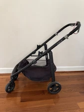 Uppababy Cruz 2017 Black Frame With Basket Wheels Uppa Baby Stroller