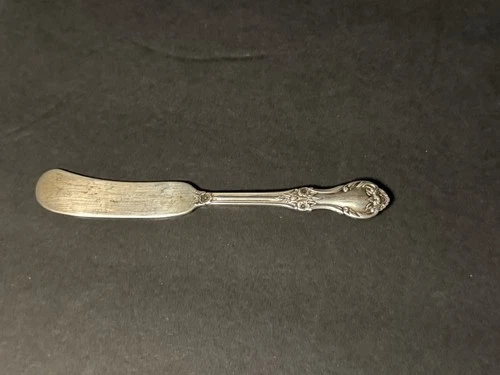 STERLING SILVER INTERNATIONAL WILD ROSE 5-3/4'' BUTTER SPREADER FLATWARE NO MONO