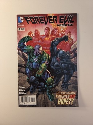 Forever Evil #4 2014 DC Comics Geoff Johns Superman Comic Book David Finch Cover
