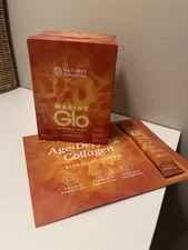 Natures Sunshine Marine Glo Collagen for Skin & Eye Health 30 Stick-Pack