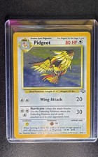 1999 pidgeot pokemon card value Nintendo Game Pidgeotto (1st Edition) [3] Hurricane (30)Unless this attack Knocks Out the Defending Pokmon Pidgeot 08/64 Jungle Holo for