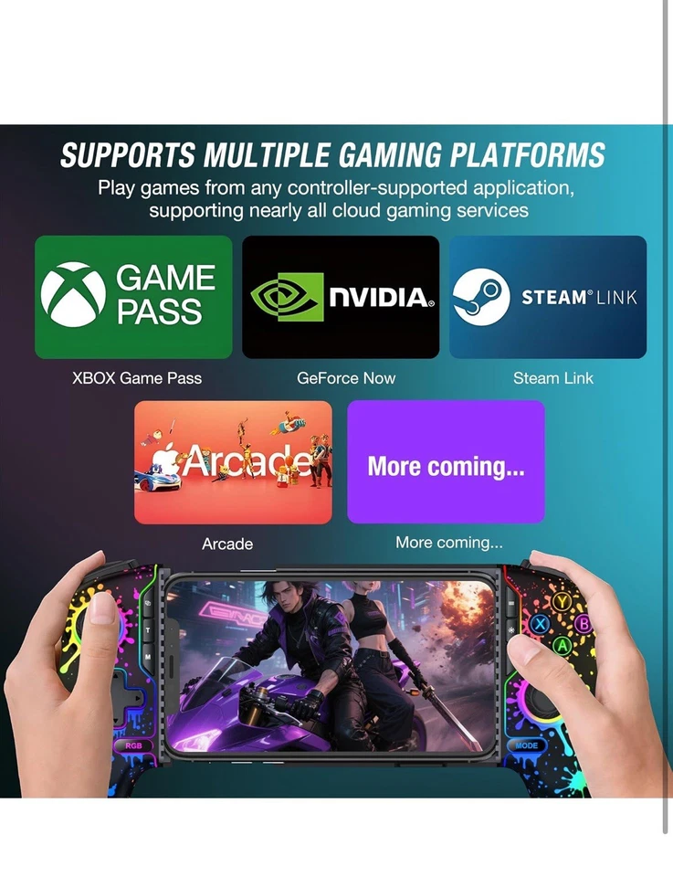 CYOYPPY Mobile Game Controller for iPhone/Android,Gaming Controller - Image 3 of 4