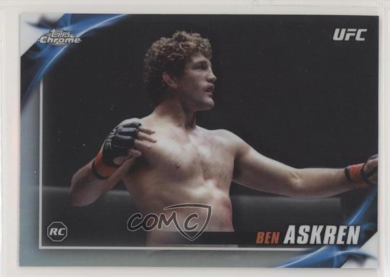 2019 Topps Chrome UFC Knockout Chrome Ben Askren #UFCK-BA Rookie RC 0co1