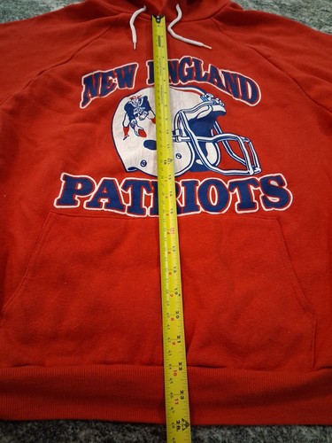 Sudadera con capucha vintage de los New England Patriots para hombre L 42-44 puntada única EE. UU. - Imagen 4 de 7