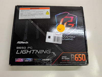 ASRock B650 PG Lightning Socket AM5 AMD B650 DDR5 ATX UNTESTED PARTS/REPAIRS