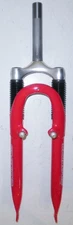 RED SR SUNTOUR 26" MOUNTAIN BICYCLE FORK BIKE PARTS 414