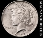 1924 Peace Dollar- Choice Gem Brilliant Unc- Luster- No Reserve #L6996 — photo 1