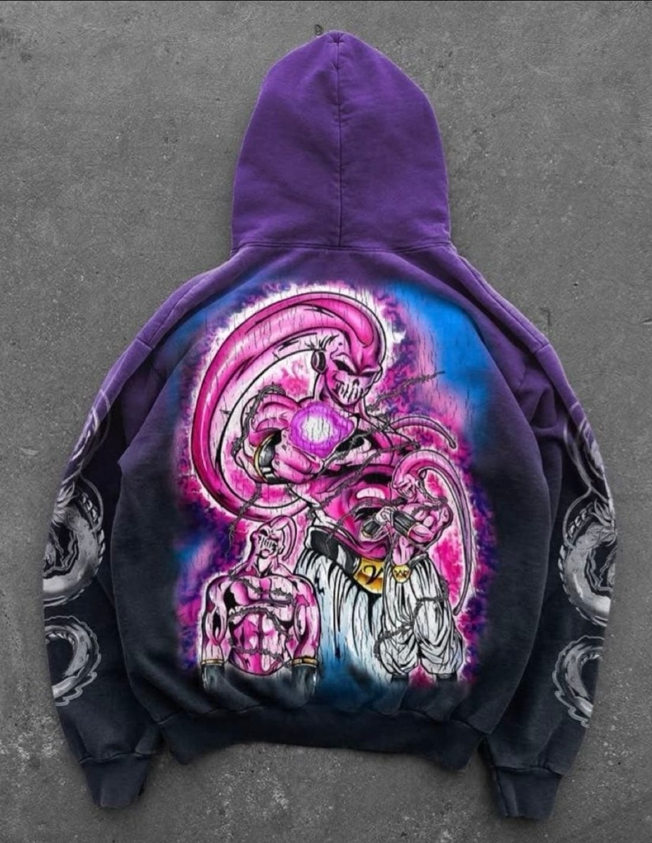 ダイチ様　BBC × DRAGON BALL Z ネオンパーカー　日本限定XL Dragon Ball Z x Warren Lotas Hoodie Featuring Majin Buu | eBay