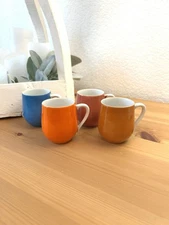 4 Vintage Lipper & Mann Espresso Demitasse Cups