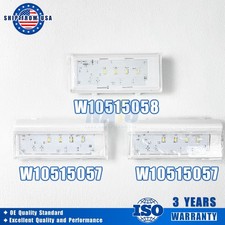 W10515058  2x W10515057 Refrigerator LED Light Set for Whirlpool Kenmore Maytag