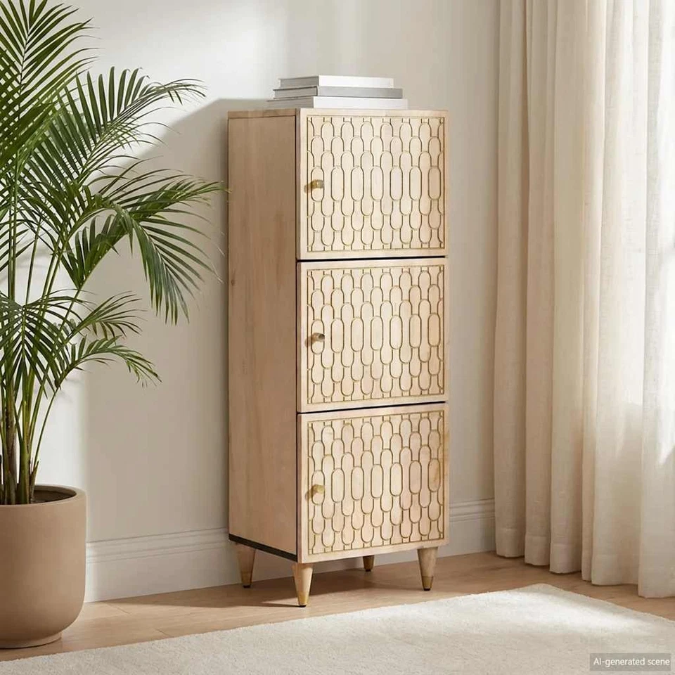 Buffet Armoire Rangement Salon Salle de Séjour Bois de Manguier Massif vidaXL - Photo 1/1