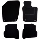 For VW Polo Mk 5 2009-2017 Tailored Floor Car Mats Carpet 4pc Black Volkswagen