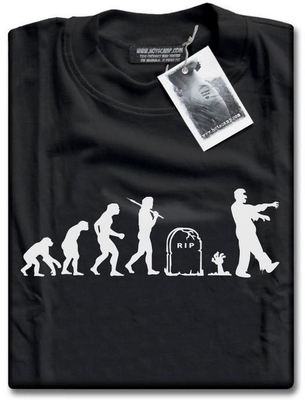 NEU Evolution of a Night of the Living Walking Dead Zombie Walk T-Shirt Kostüm