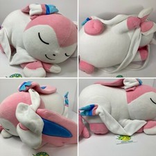 Pokemon Center Original Sylveon Sleeping Suyasuya Big Plush Doll 15.7in