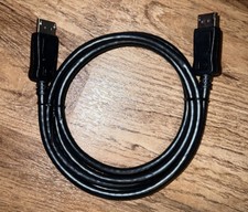 Displayport to Display Port Cable DP Male to Male Cord 4K HD w/ Latches 6 Feet