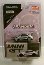 TOYOTA GR SUPRA SILVER CHROME CHASE PANDEM PIG USA MIJO TSM MODEL MINI GT 2020