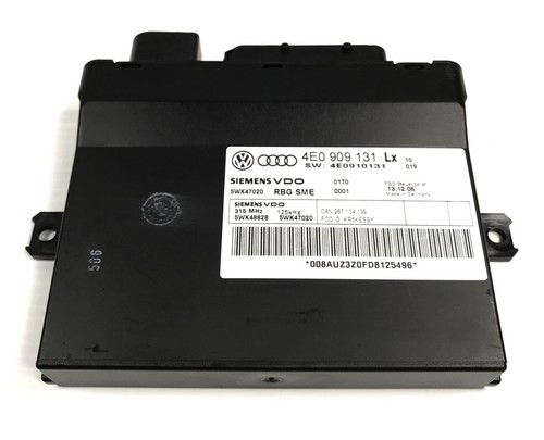 2004-2010 Audi A8 S8 Keyless Entry Module Kessy Controller Unit ...