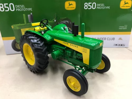 Modellino giocattolo ERTL scala 1/16 JOHN DEERE 850 trattore pressofuso collezione 16312A - Foto 6 di 9